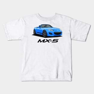 Mazda MX-5 Miata NC - NC2 Light Blue Kids T-Shirt